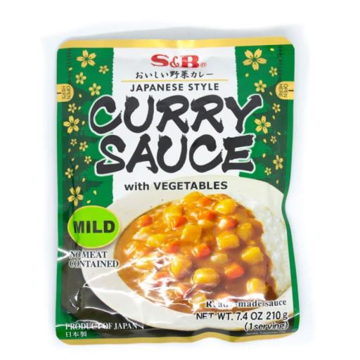 S&B Curry Sauce with Vegetables Mild 210g