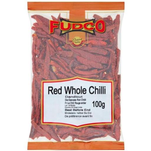 Fudco Whole Red Chillies 100g